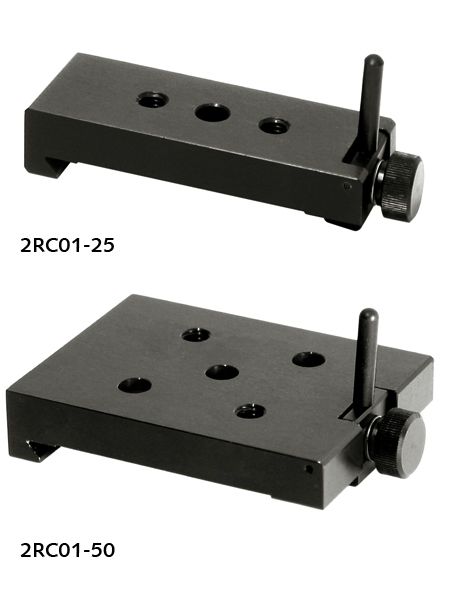 Bases de montaje de aluminio para raíles