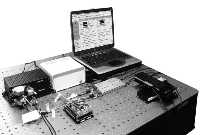 control óptico mecánico por software