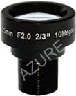 El complemento perfecto para su cámara de visión artificial, cámara industrial o cámara científica. Objetivo macro, de iris fijo, focal fija de 25mm D